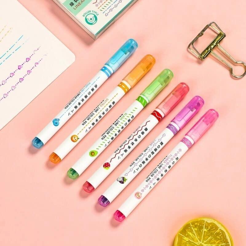 Linear Roller Color Pens Highlighters