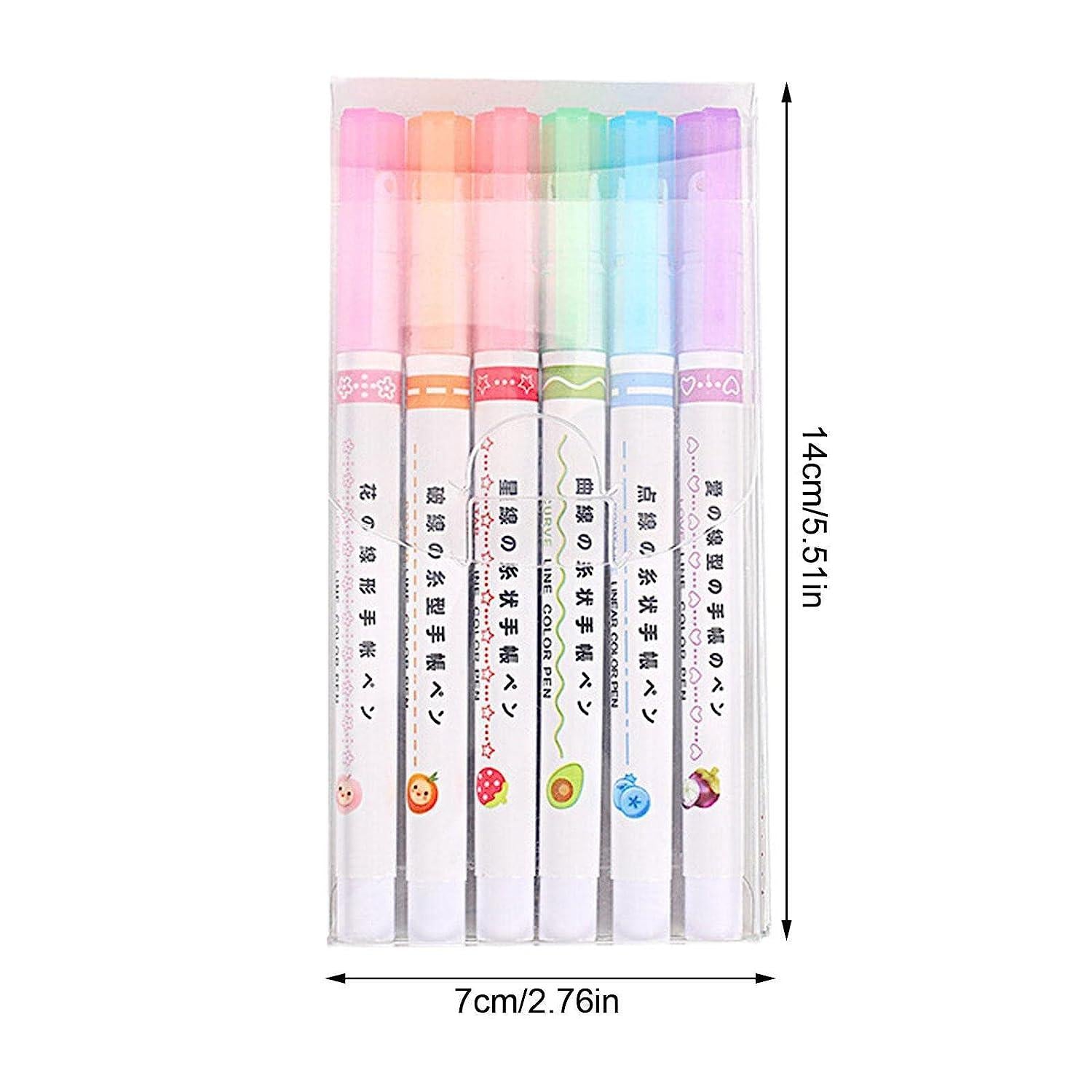 Linear Roller Color Pens Highlighters